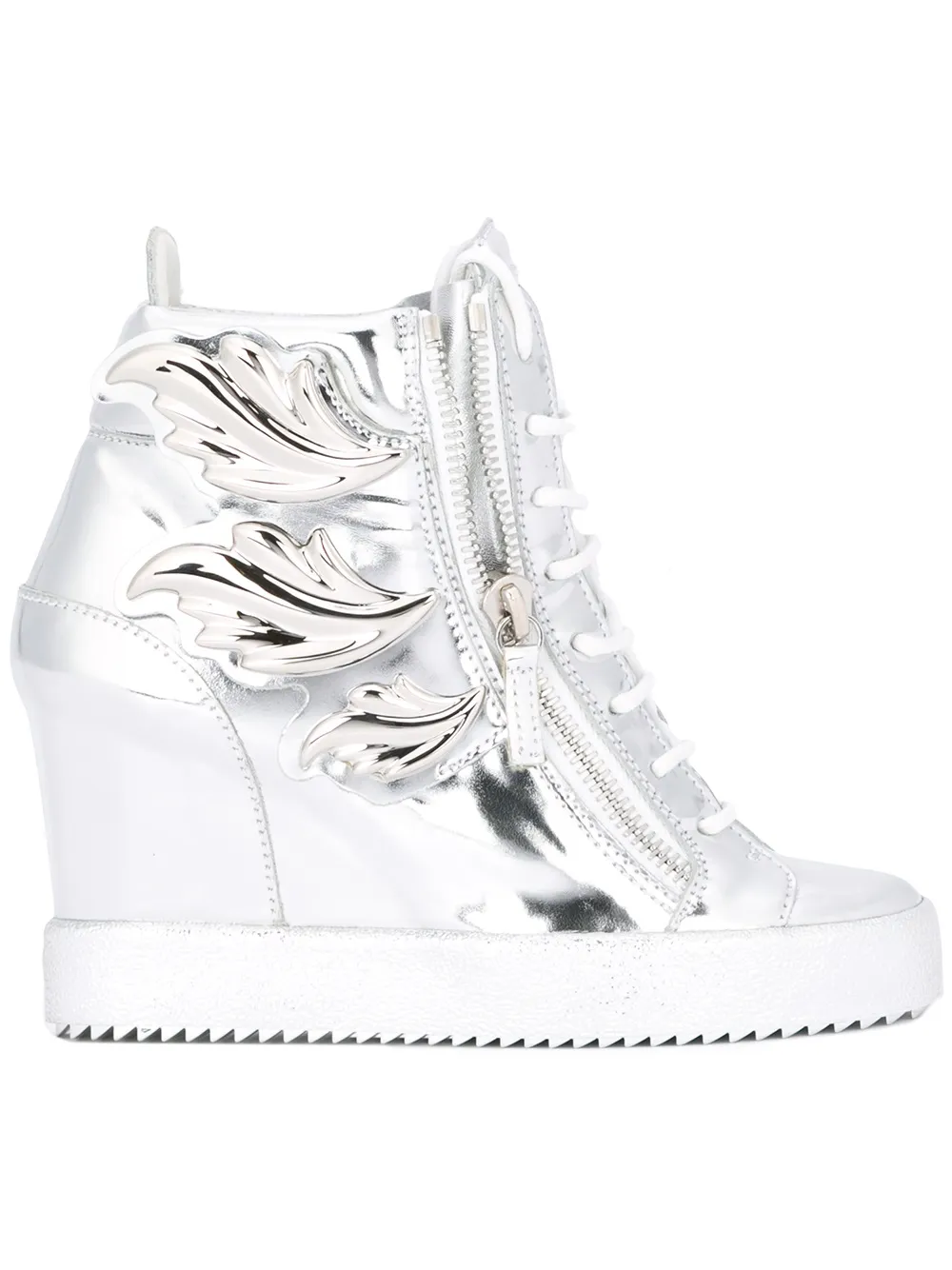 Giuseppe Zanotti ‘Cruel’ wedge sneakers – Metallic (RW6042002)