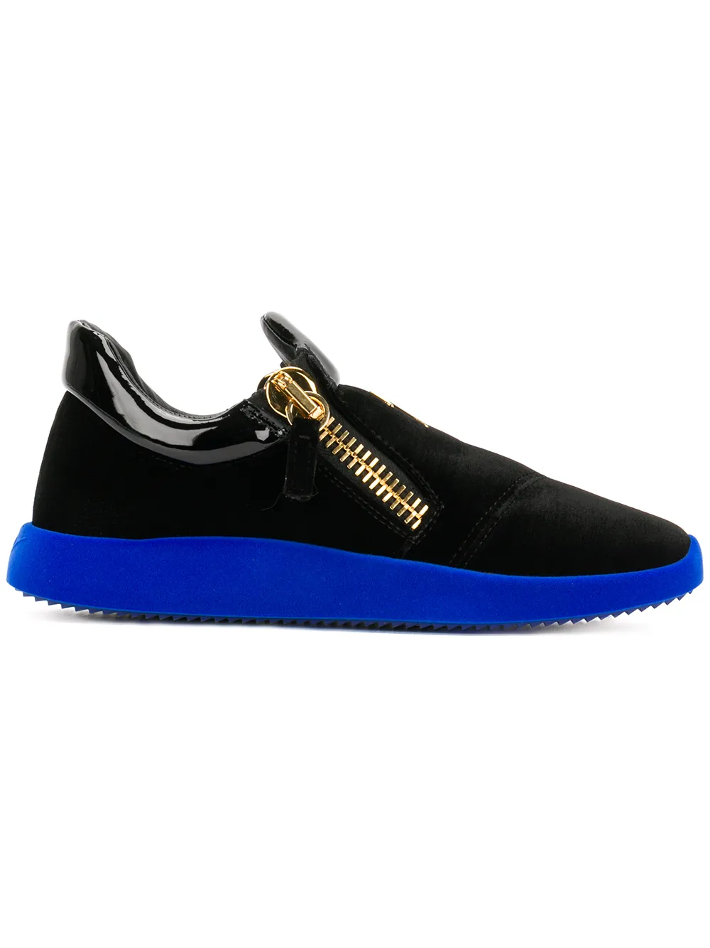 Giuseppe Zanotti Sneakers mit Oversized-Reißverschluss – Schwarz (RW70122002)