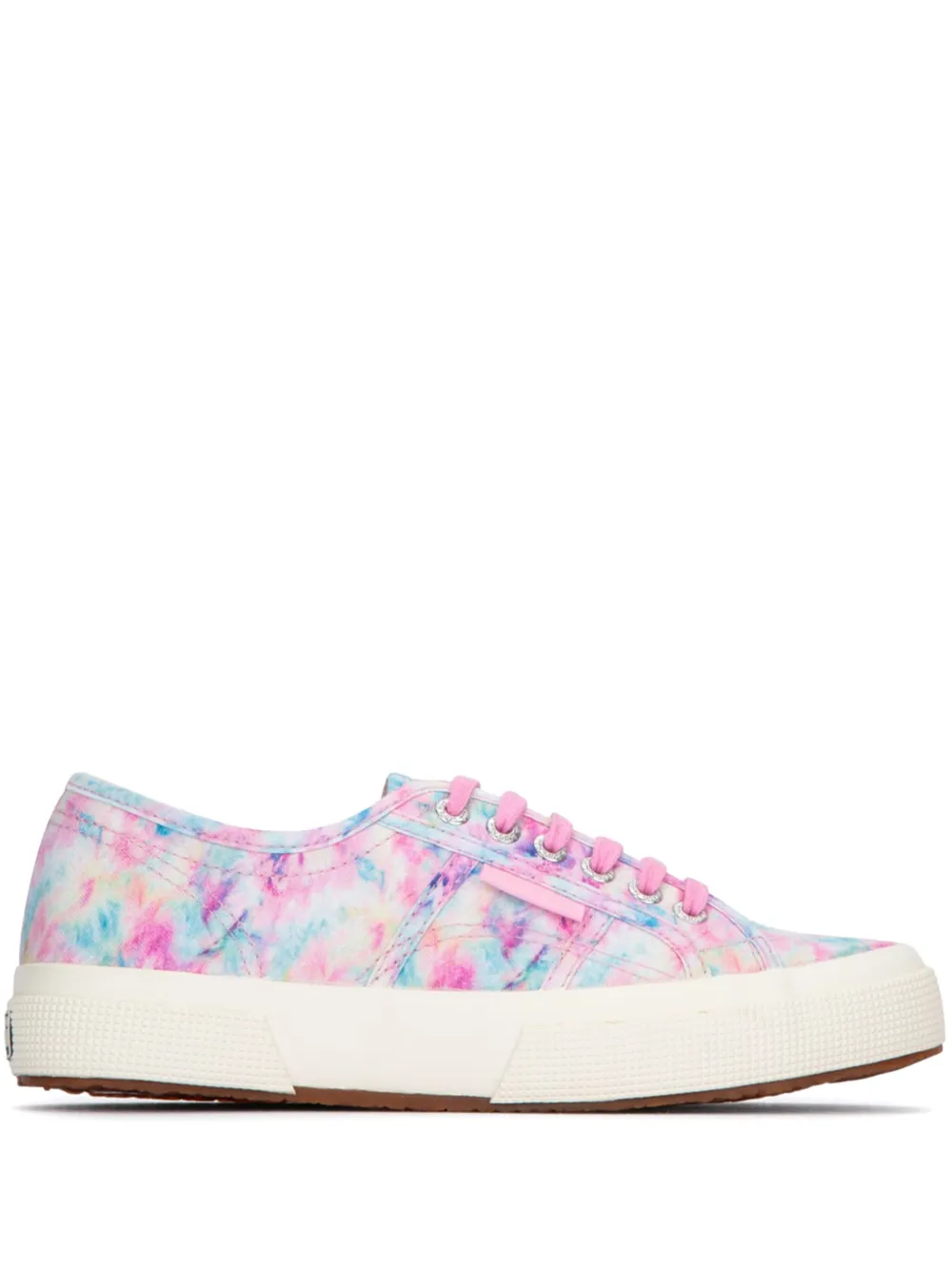 Superga Sneakers met tie-dye logo-label – Roze (S5123EW)