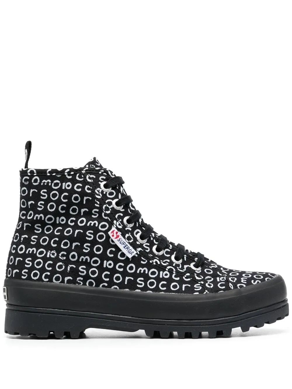 Superga x 10 Corso Como Sneakers aus Canvas – Schwarz (S6115JWCOC)