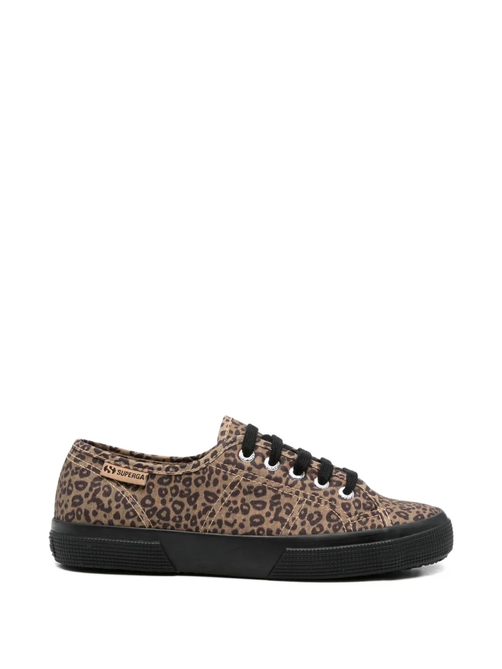 Superga Sneakers mit Leopardenmuster – Nude (S6151HW)