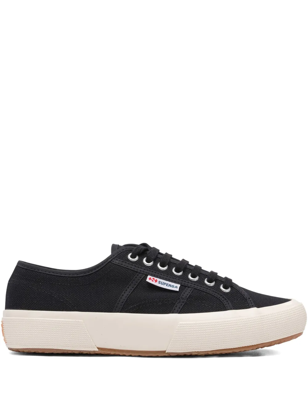 Superga Canvas-Sneakers mit Schnürung – Schwarz (S8161SWA90)