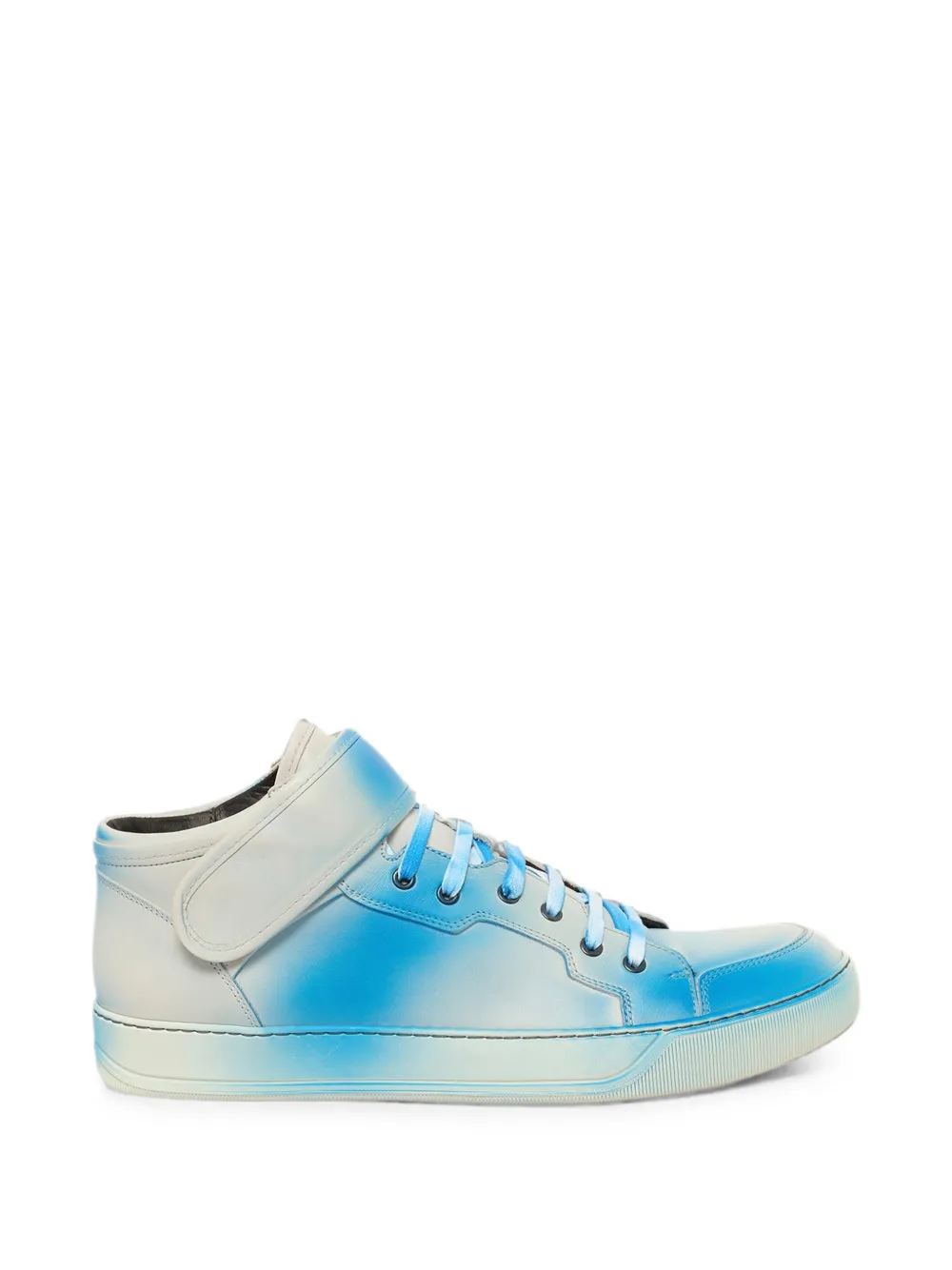 Lanvin Midtop touch-strap lace-up sneakers – Blauw (SKDBL2FERGH16)