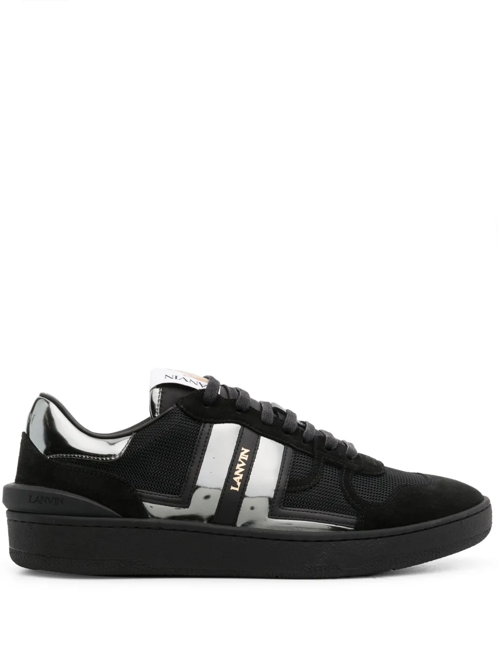 Lanvin Clay low-top sneakers – Zwart (SKDK00UGLOSA23)