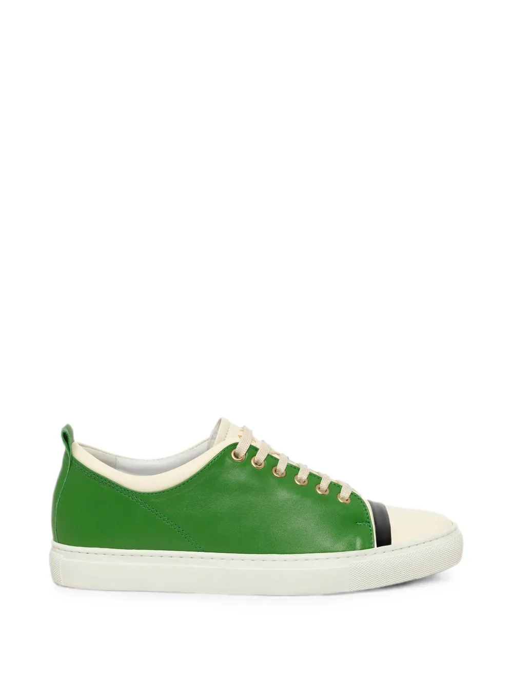 Lanvin Sneakers mit Kontrasteinsätzen – Grün (SKPK00EXEX4003)