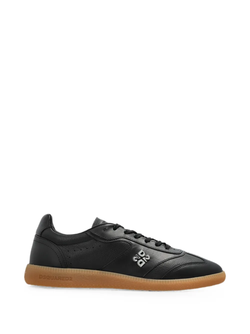 DSQUARED2 Leren sneakers met logoplakkaat – Wit (SNW049701509035)