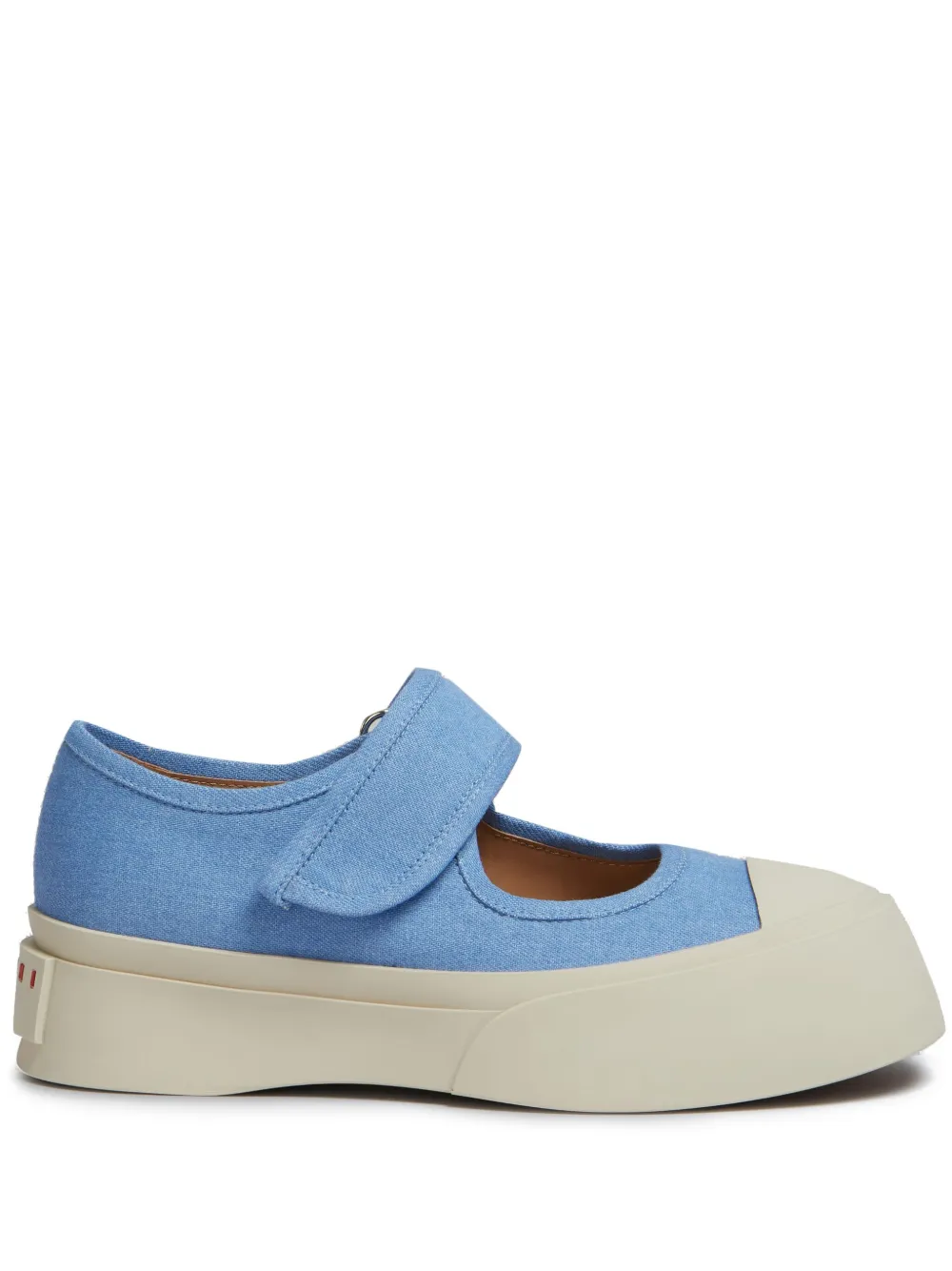 Marni Pablo Mary Jane denim sneakers – Blauw (SNZW003120P6924)