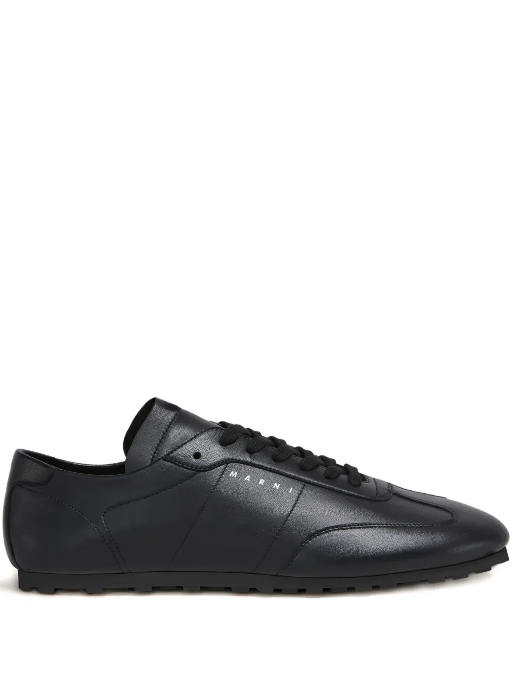 Marni Softy Soccer Sneakers aus Nappaleder – Weiß (SNZW020000P5558)