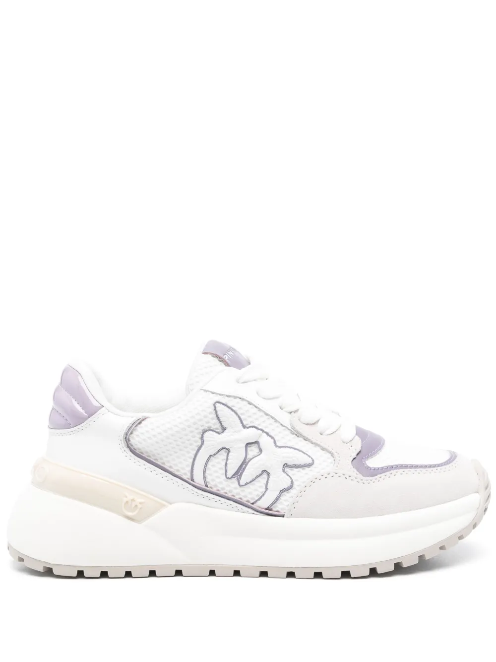PINKO Sneakers met Love Birds-patroon – Wit (SS0055P074)