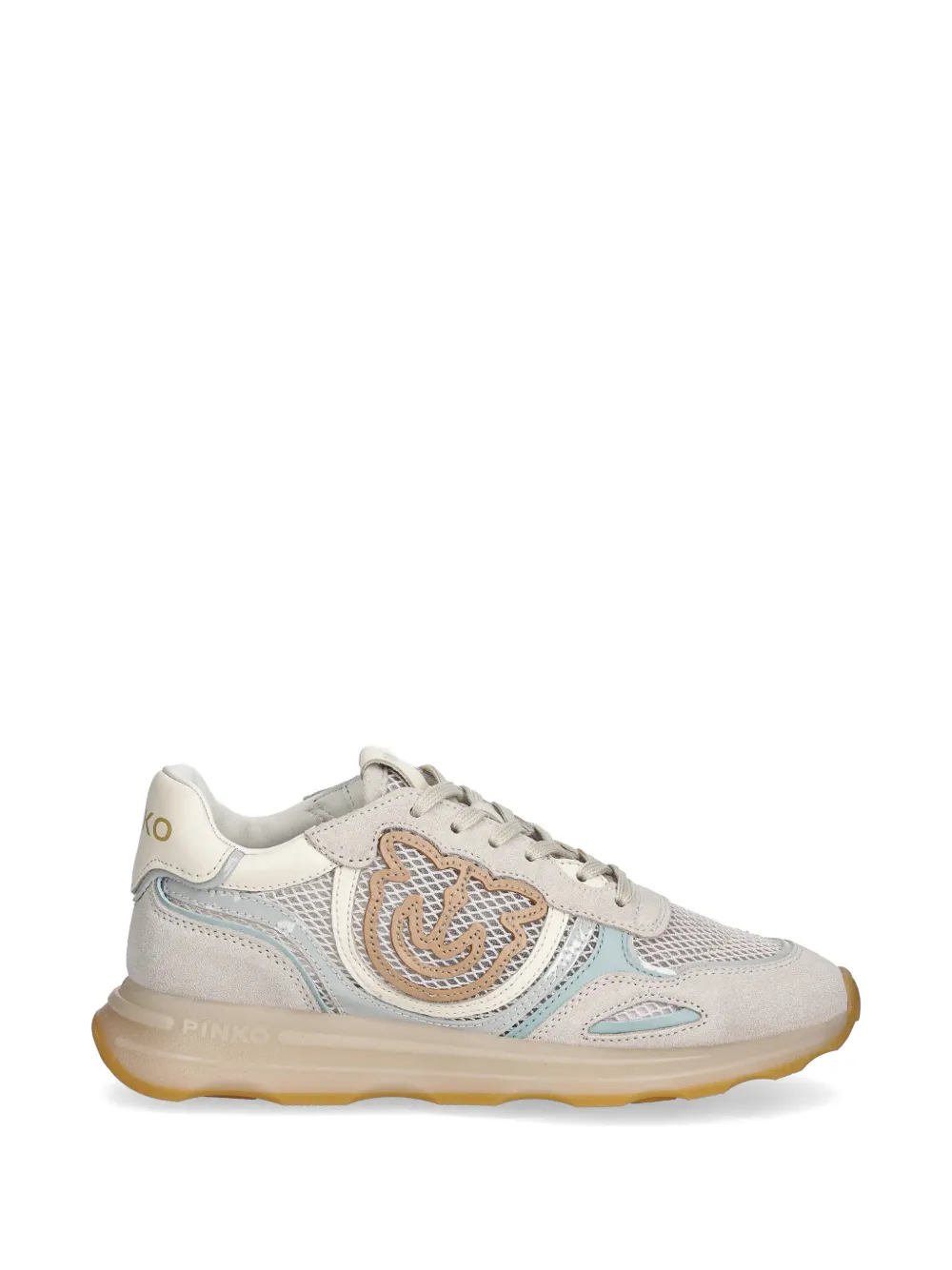 PINKO Sneakers mit Logo-Applikation – Nude (SS0175P084)