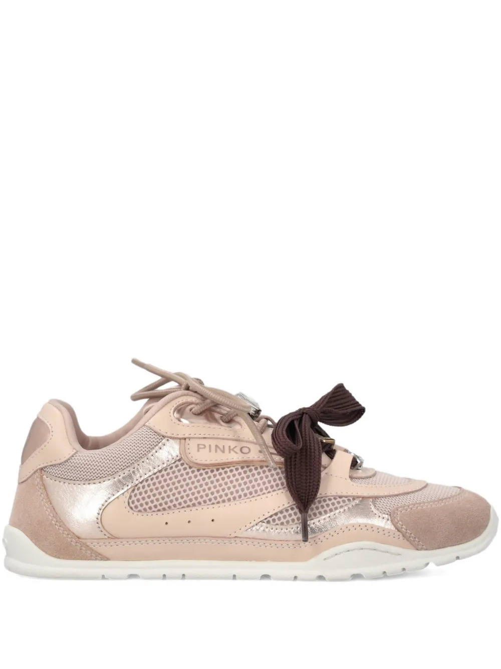 PINKO Sneakers met logo – Beige (SS0185P020)