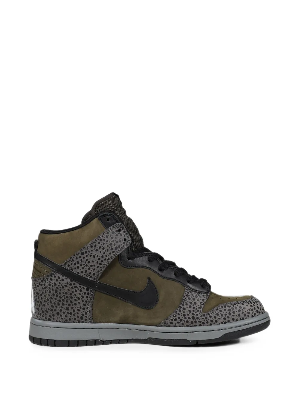 SWJP x Nike Dunk High stencil-print sneakers – Groen (SW26SS501)