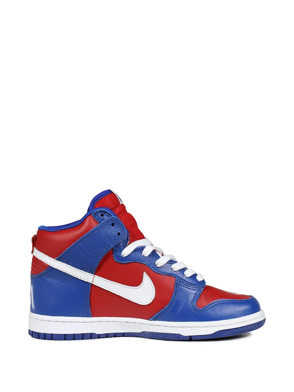 SWJP x Nike Dunk High stencil-print sneakers – Rood (SW26SS502)