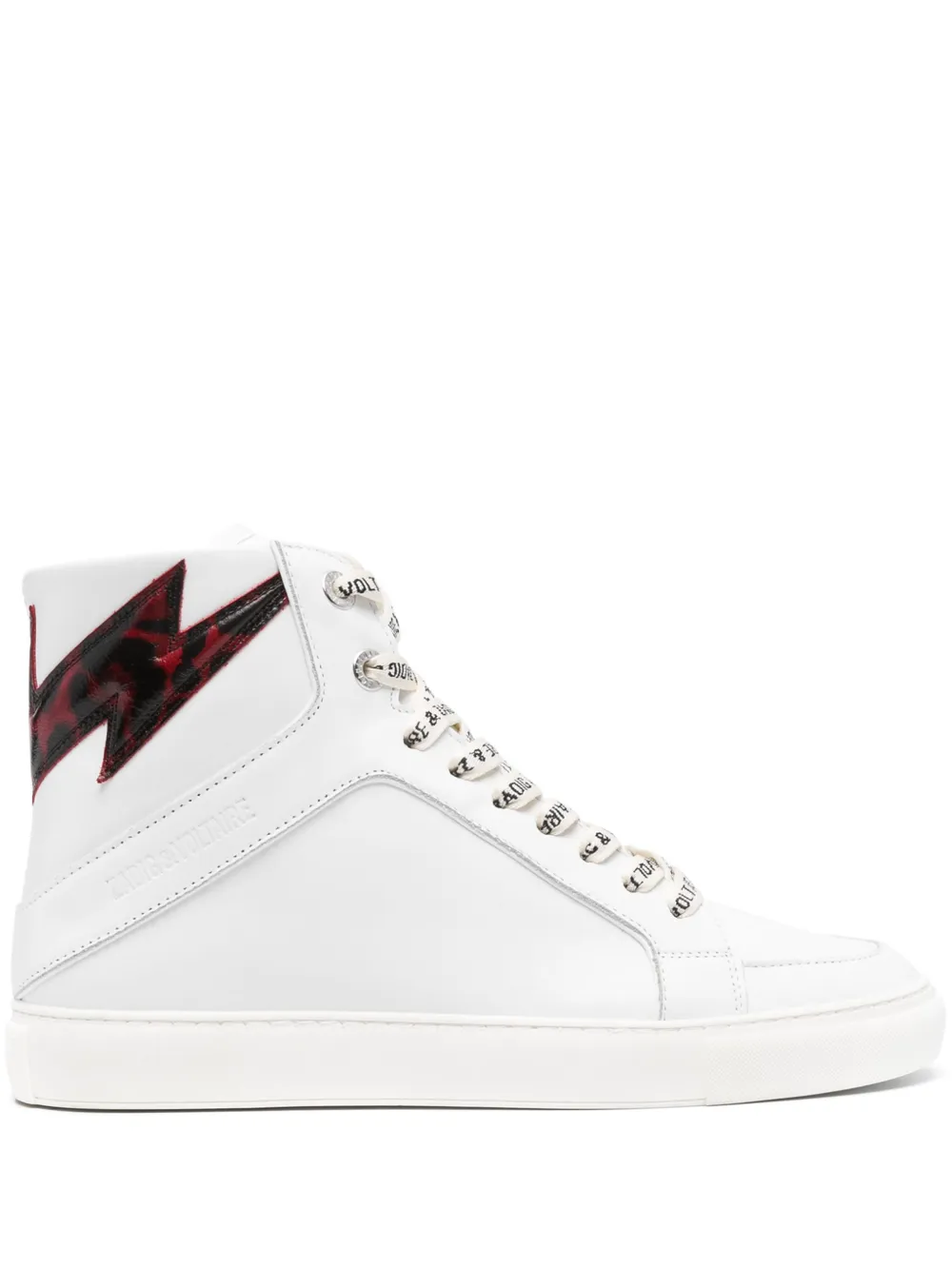 Zadig&Voltaire Flash leren sneakers – Wit (SWSN00441)