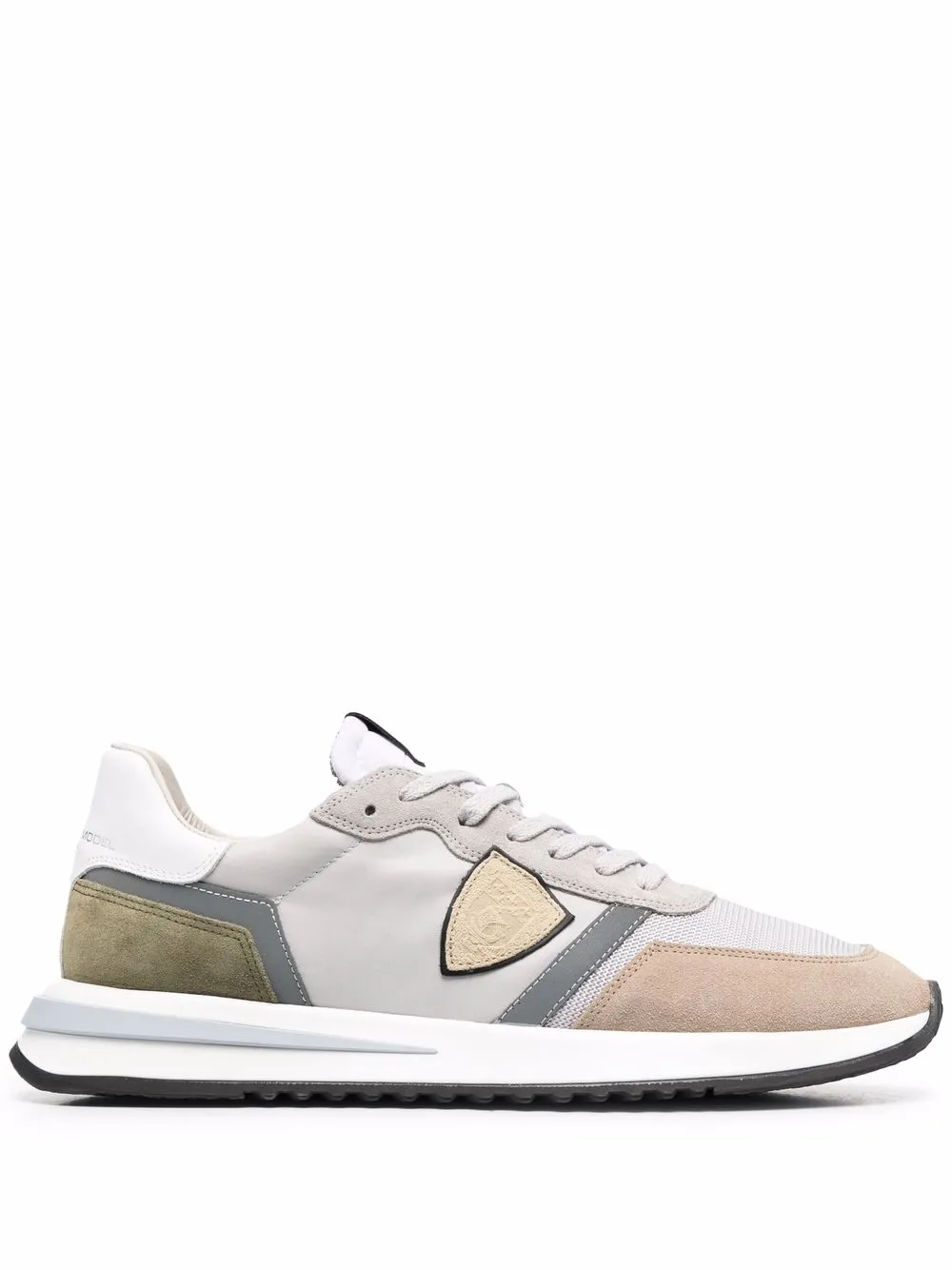 Philippe Model Paris Sneakers met logopatch – Beige (TYLUW003)