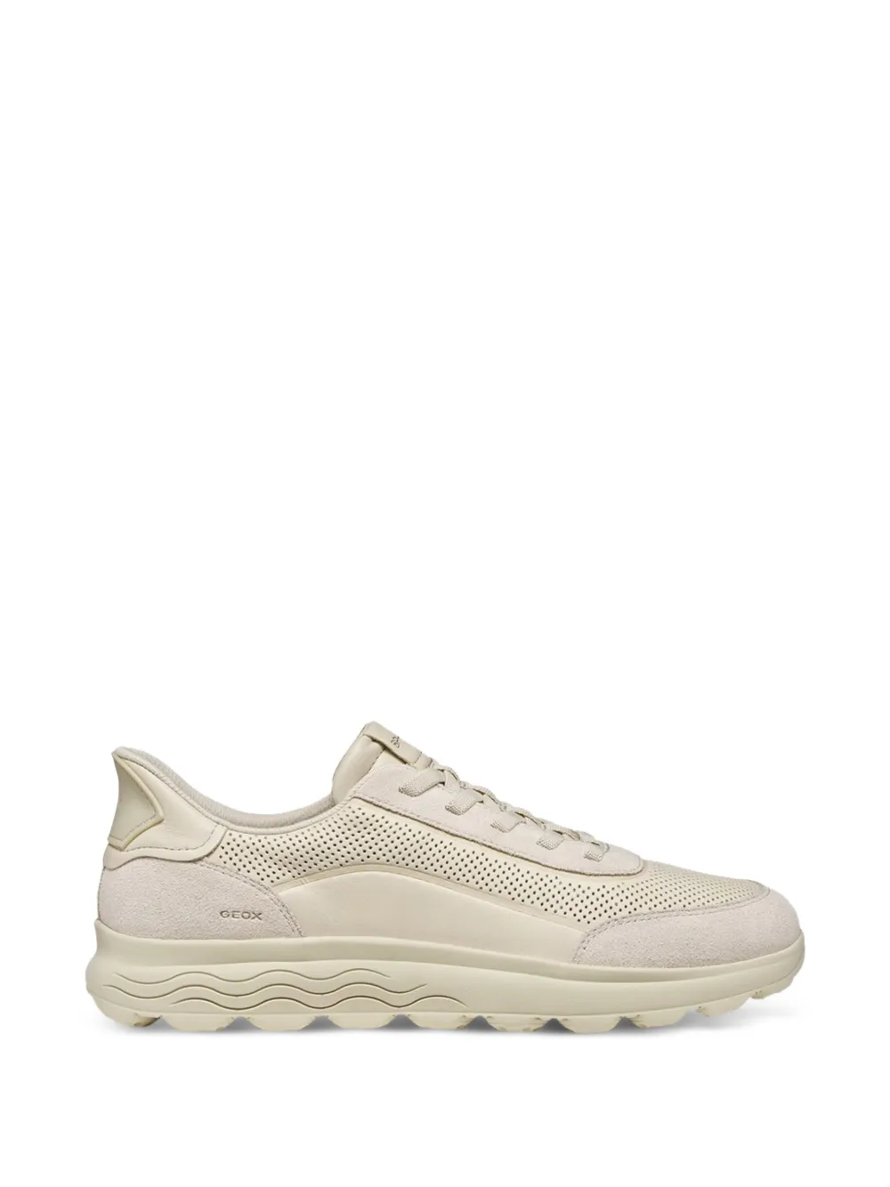 Geox Spherica Plus geperforeerde sneakers – Beige (U65MPC08522)