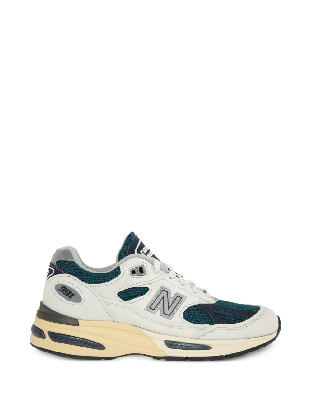 New Balance Made in UK 991v2 Sneakers – Weiß (U991T02)