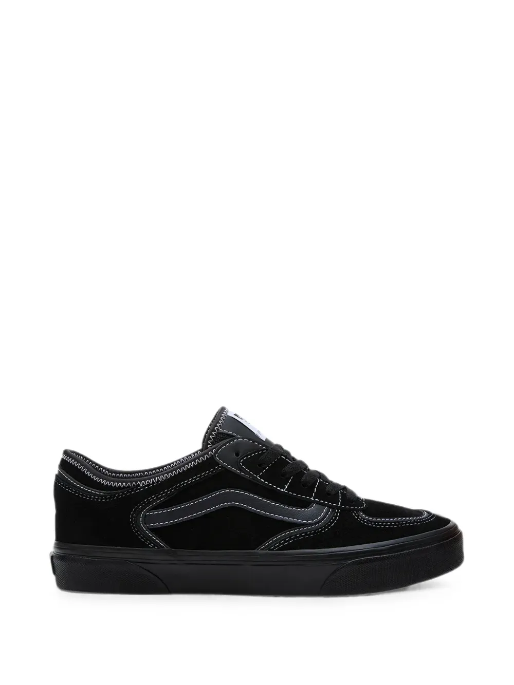 Vans Rowley Classic Sneakers mit Kontrastnähten – Schwarz (VN0009QJH1W1)