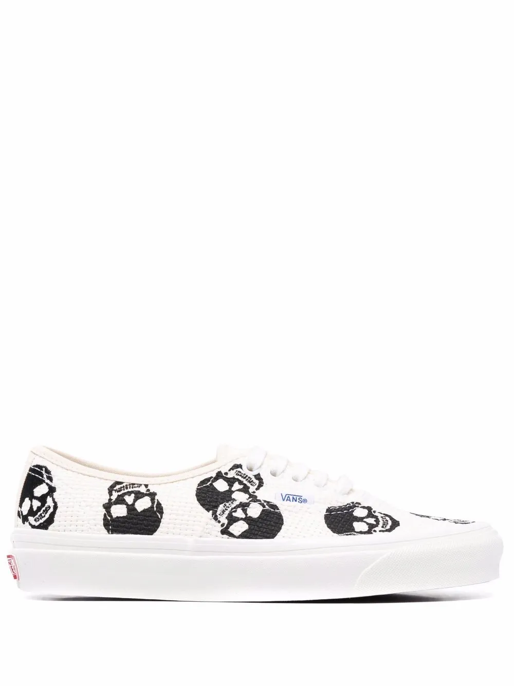 Vans Anaheim Factory Authentic 44 sneakers met doodskopprint – Beige (VN0A54F29GN1)