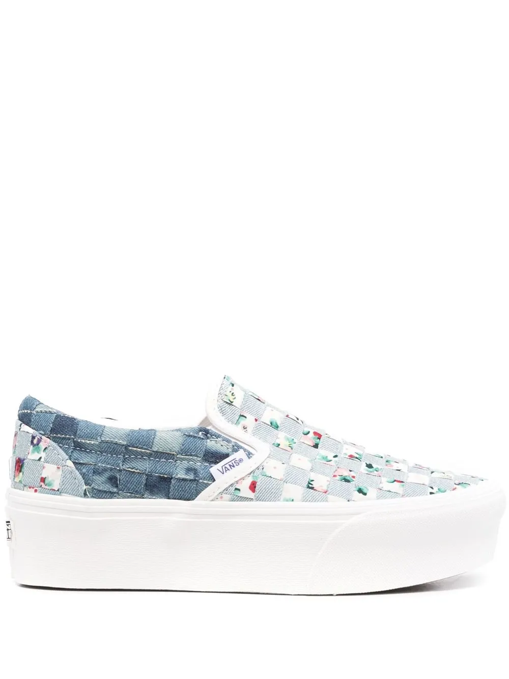 Vans Sneakers met bloemenprint – Blauw (VN0A7Q5RB121)