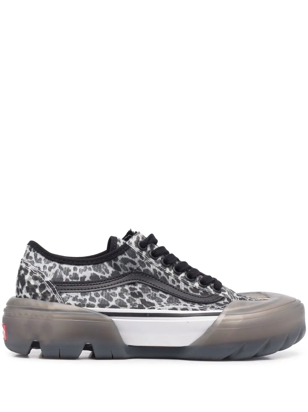 Vans Old Skool sneakers met luipaardprint – Grijs (VN0A7Q5VAXK1)