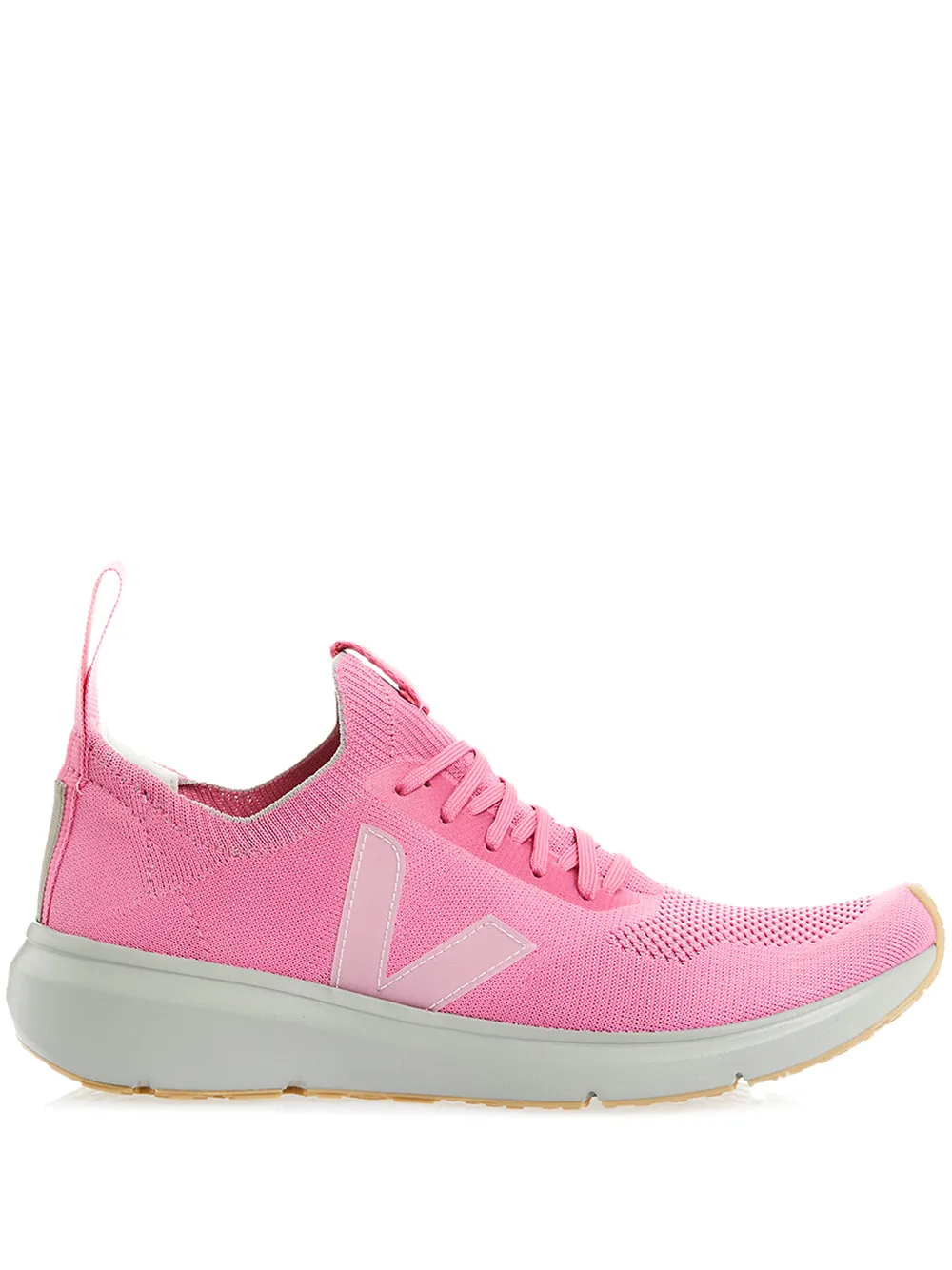 Rick Owens Runner Style 2 Sneakers in Strickoptik – Rosa (VW21S6800KVE)