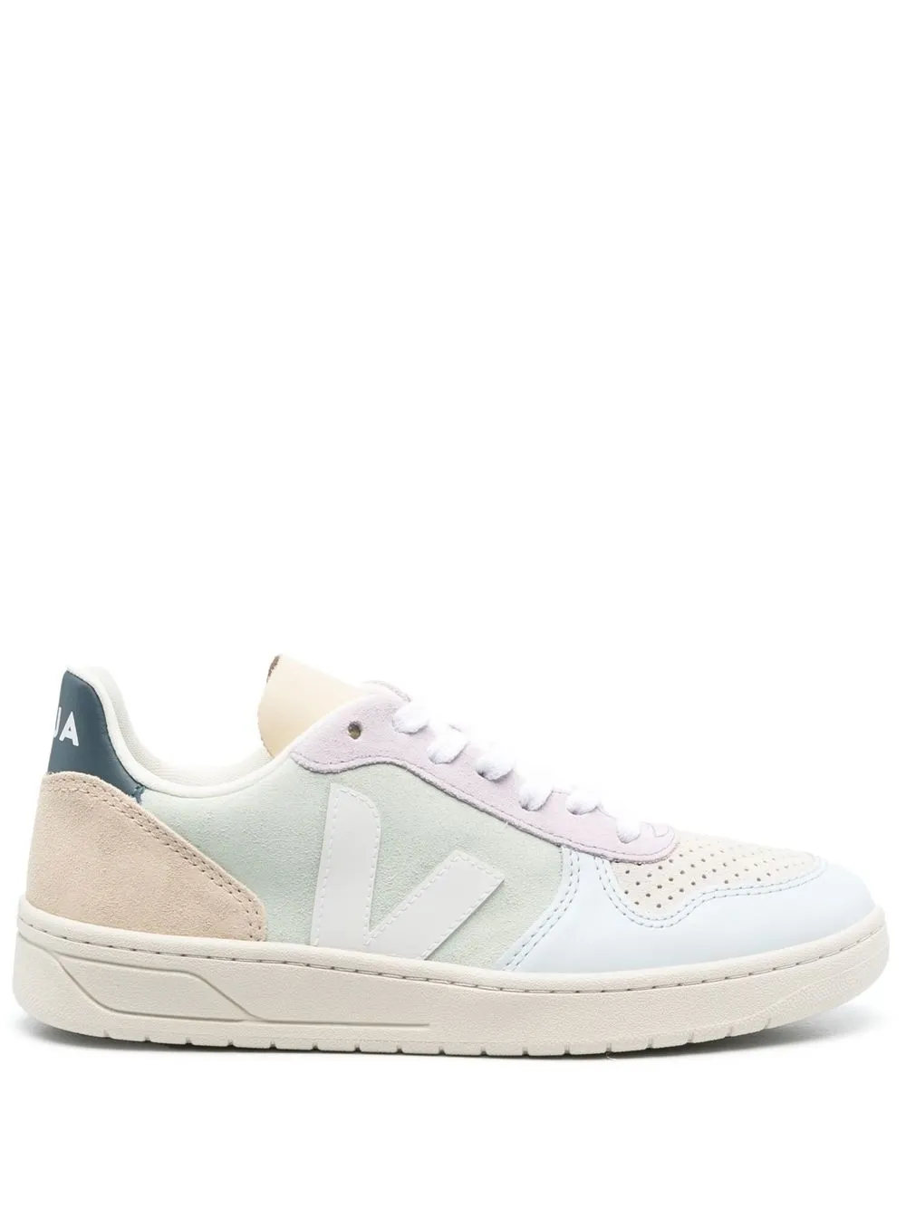 VEJA V-10 Sneakers aus Wildleder – Grün (VX0303119A360)