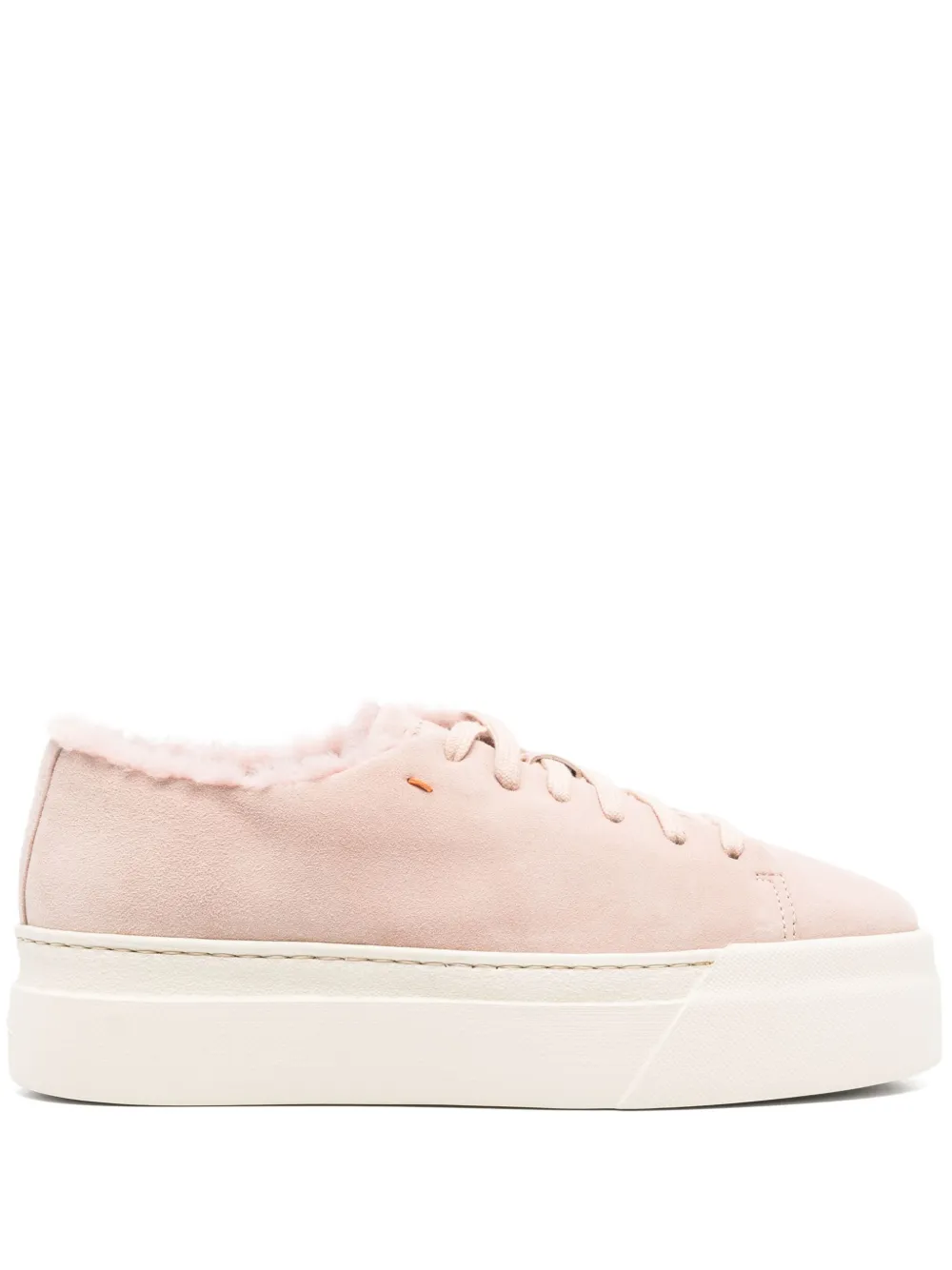 Santoni Sneakers aus Wildleder – Rosa (WBGE612680OSSPSVZ)
