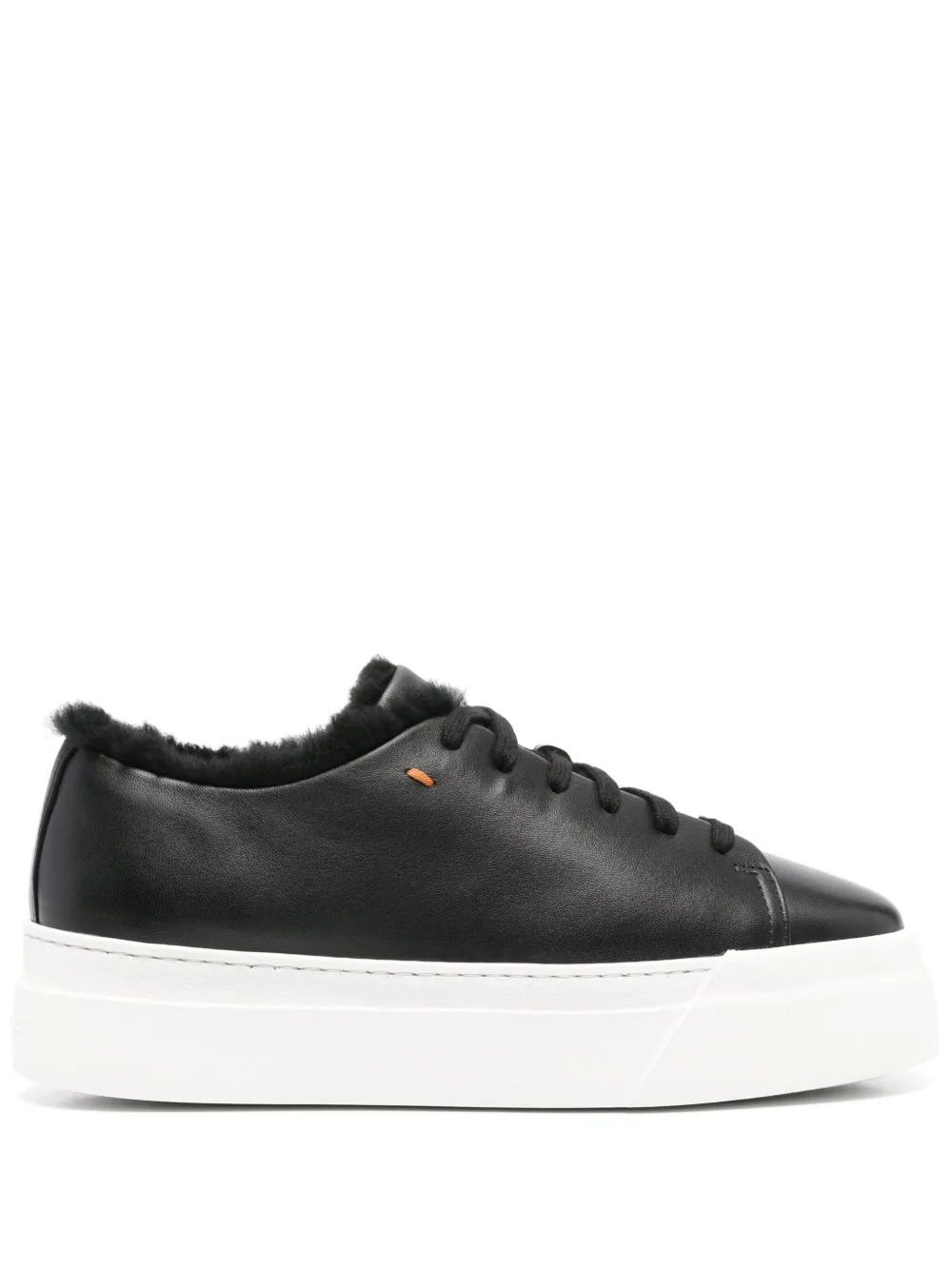 Santoni Sneakers aus Leder – Schwarz (WBGE61268BARPESS)