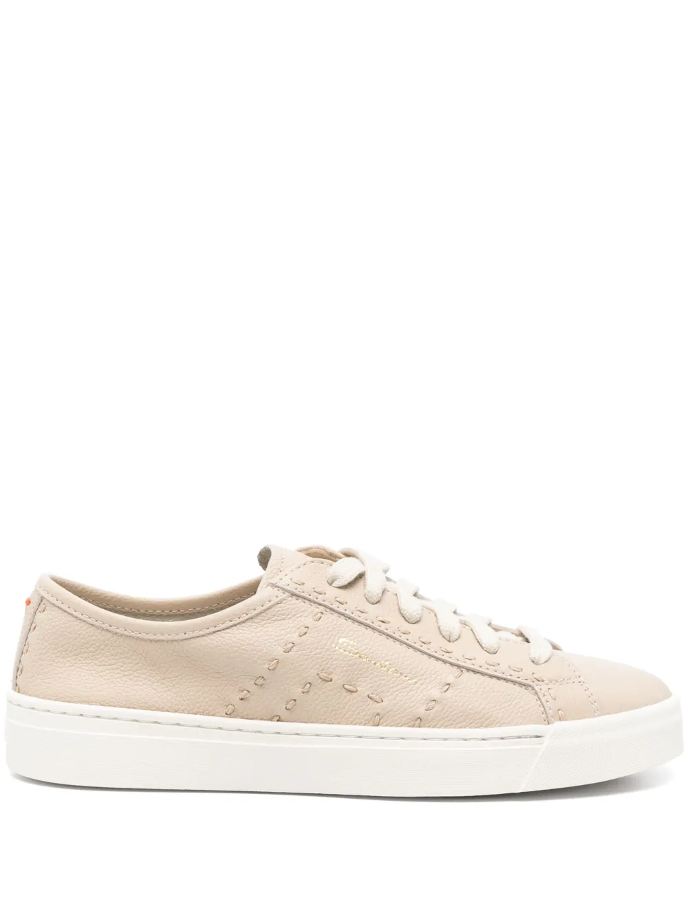Santoni Sneakers aus Leder – Nude (WBGT61345PNNTDYIP)