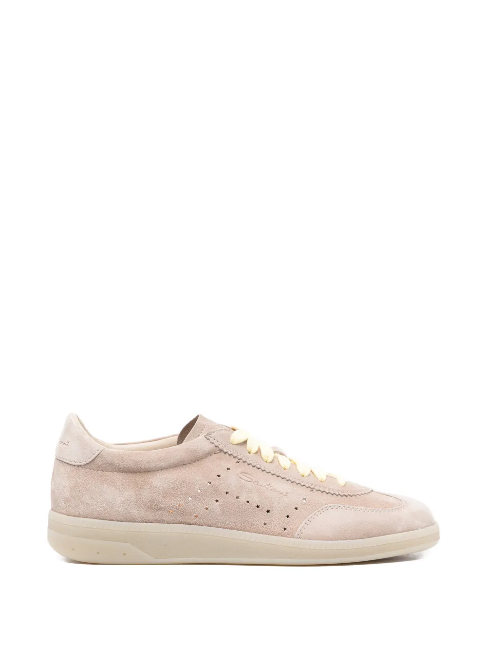 Santoni Sneakers mit perforiertem Detail – Braun (WBPL61340ISLTKSN)