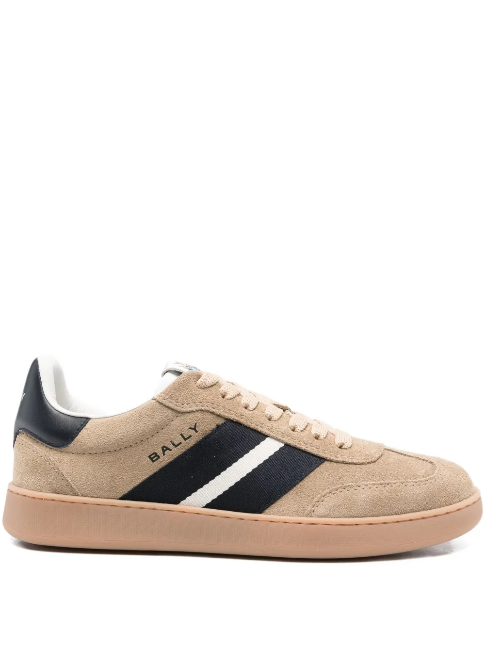 Bally Retro Crest suède low-top sneakers – Bruin (WK00CRSU009)