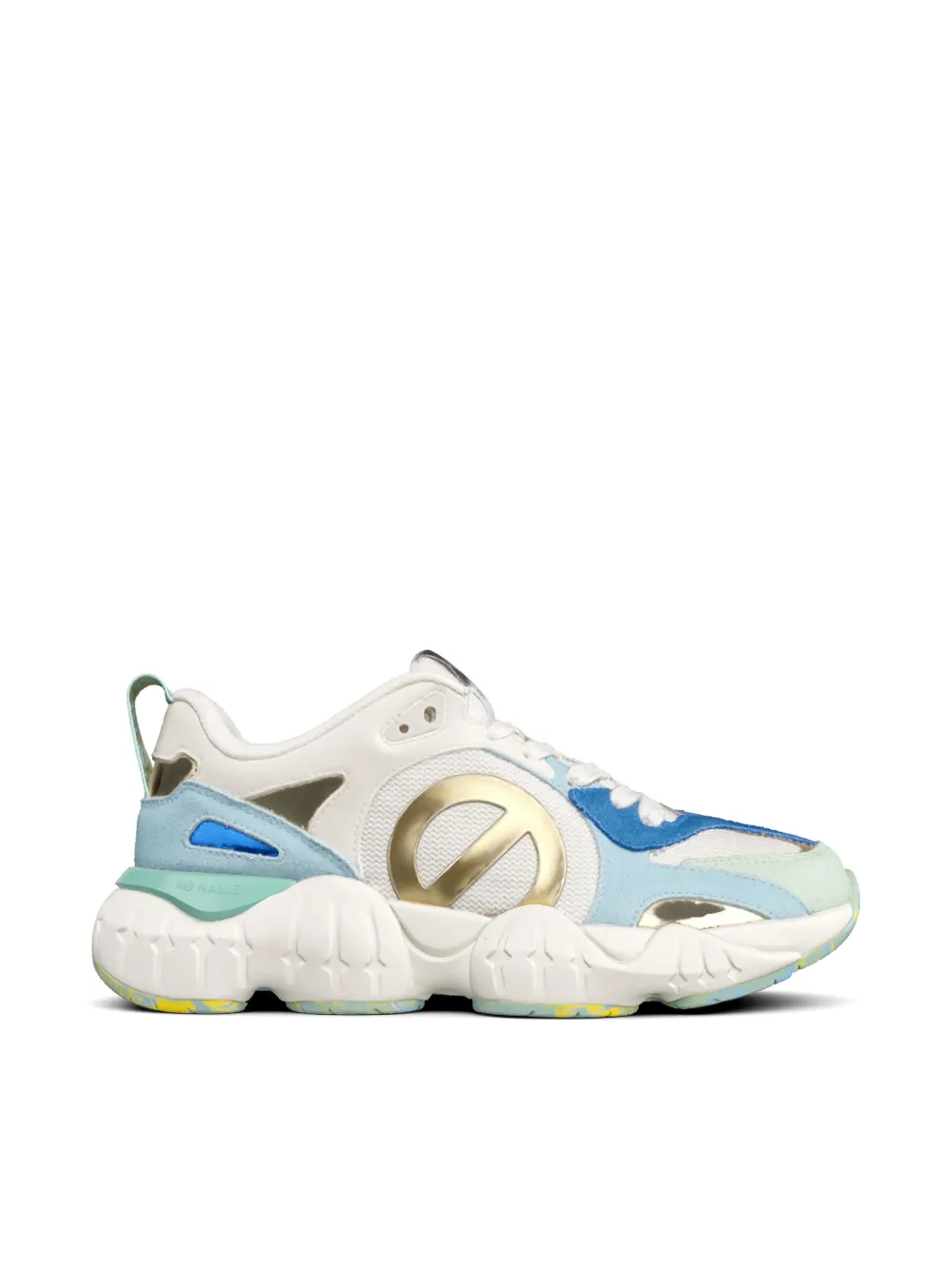 No Name Sneakers met uitgesneden detail – Wit (WKRAZEERUNNERDOVEMINTSKY)