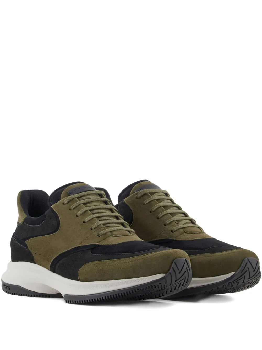 Giorgio Armani Sneakers mit Einsätzen – Grün (X2X194XR264)