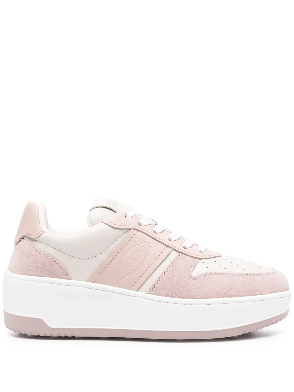 Tod’s Sneakers met logoprint – Beige (XXW88K0HP30QLA)