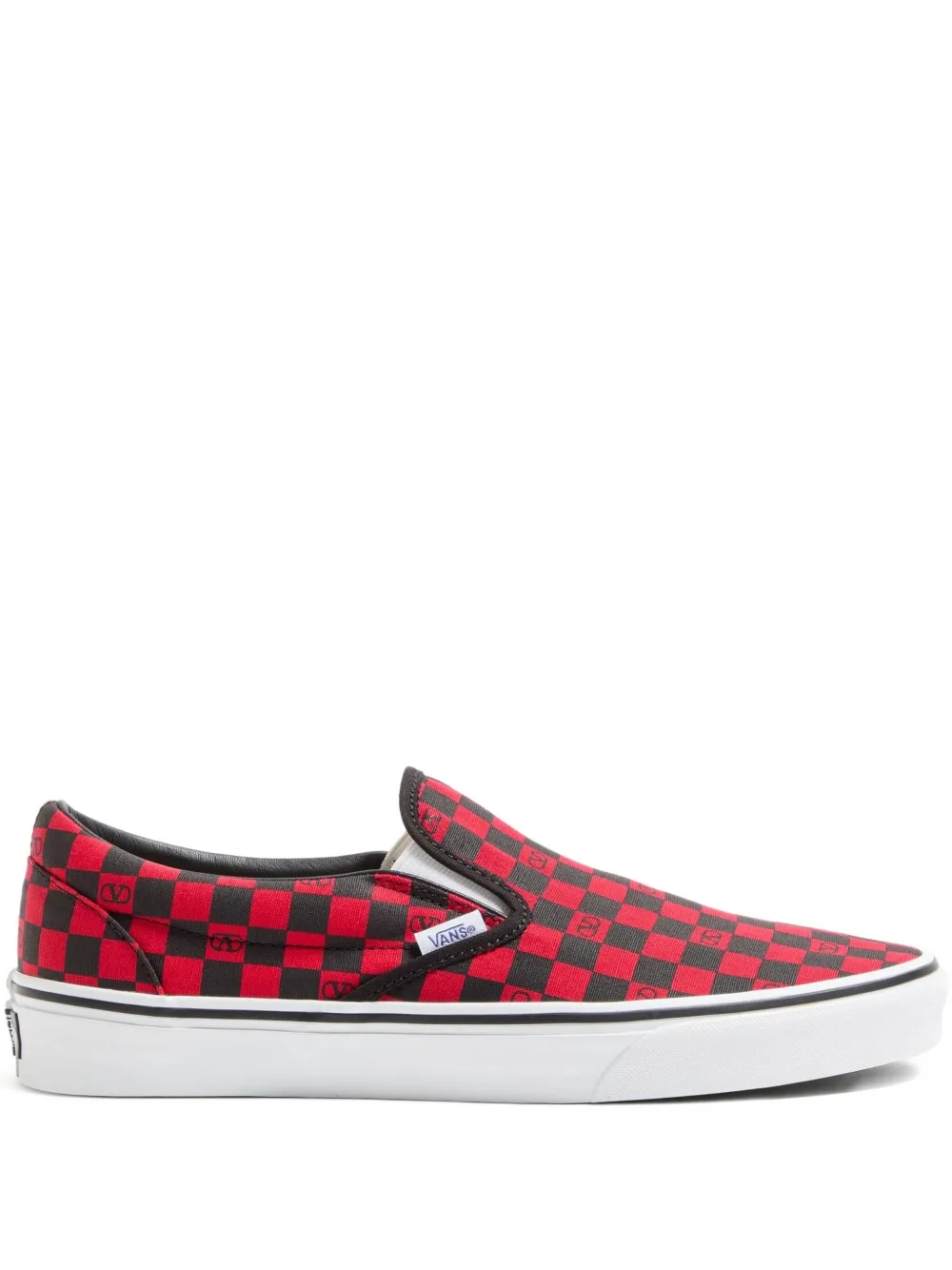 Valentino Garavani x geruite sneakers – Rood (YS0M96HPK)
