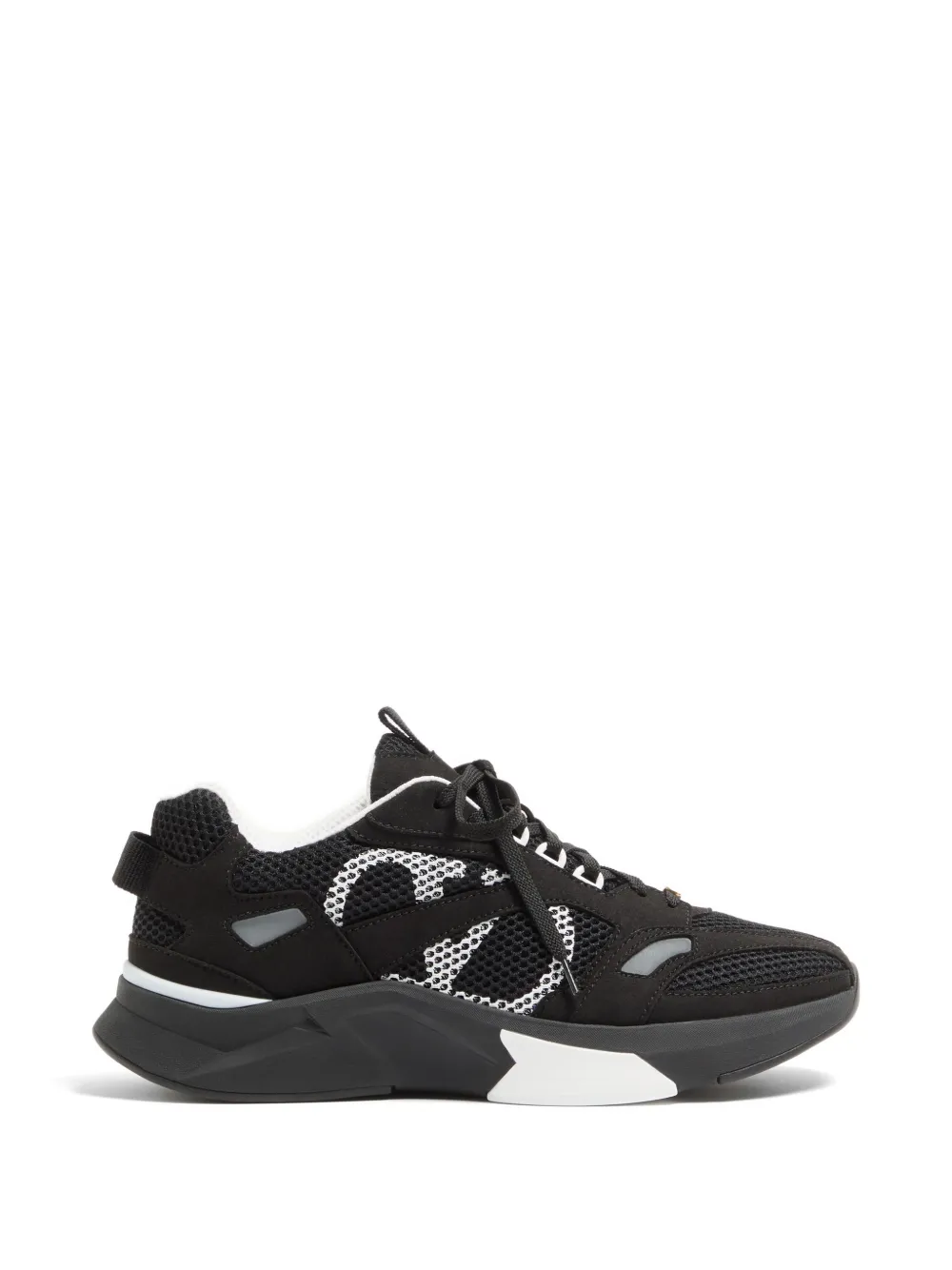 Valentino Garavani Demivee Sneakers aus Mesh mit Wildledereinsätzen – Rot (YS0N88QAP)