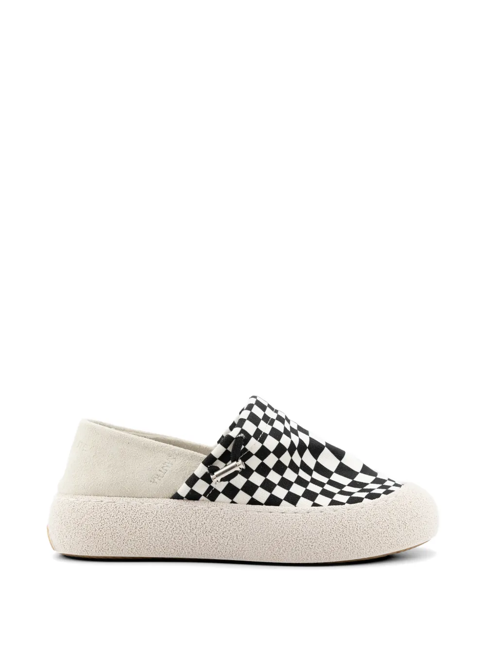 SANTHA ImSouAne Sneakers mit Schachbrett-Print – Weiß (YU05IMCNCH)