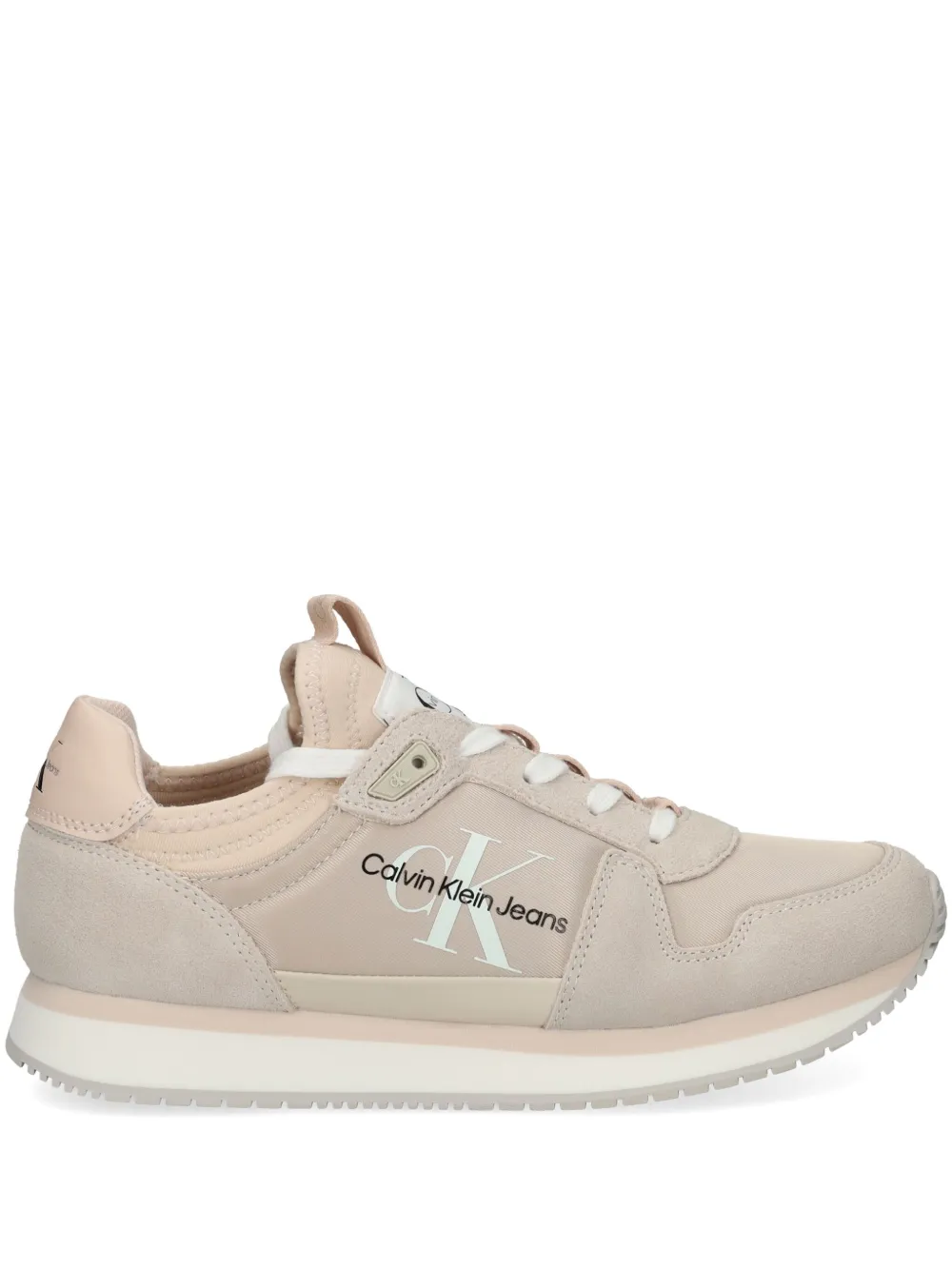 Calvin Klein Jeans Sneakers met logo – Beige (YW0YW00840)