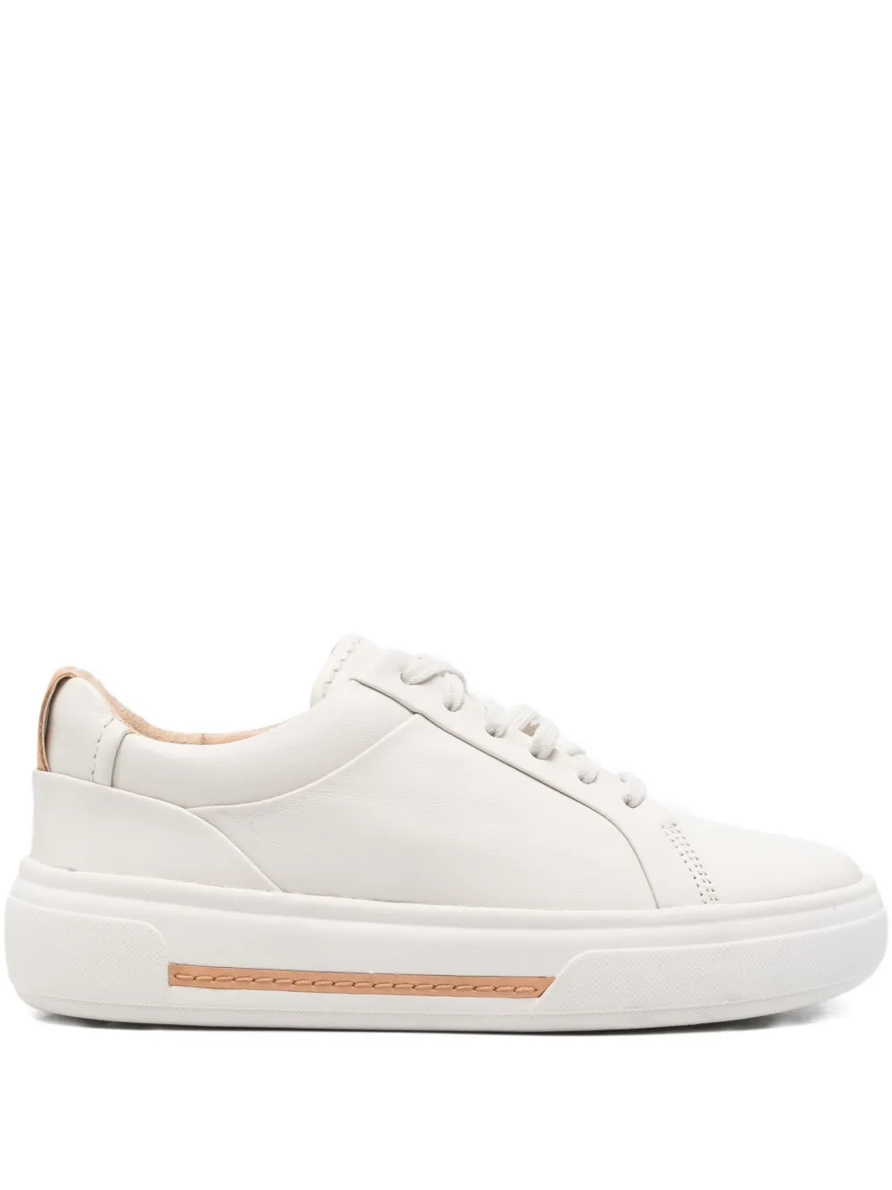 Clarks Hollyhock leren sneakers – Wit (CL26176308)
