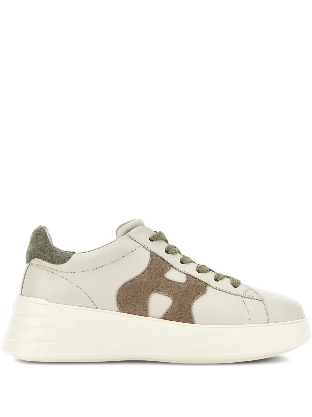 Hogan Rebel sneakers met applicatie – Beige (HXW5620DN61N1M)