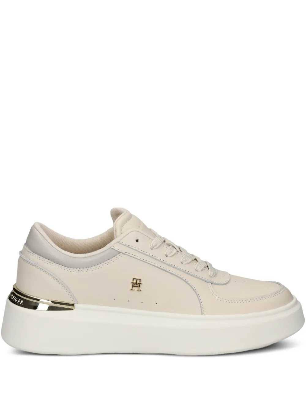 Tommy Hilfiger Sneakers met logoplakkaat – Beige (FW0FW09364)
