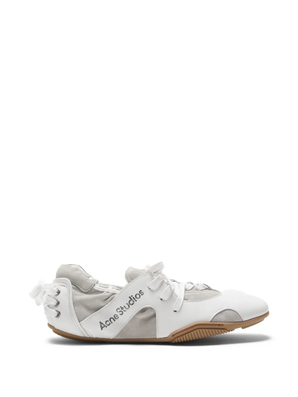Acne Studios Sneakers met vlakken en uitgesneden details – Wit (BD0350PS26ANC)