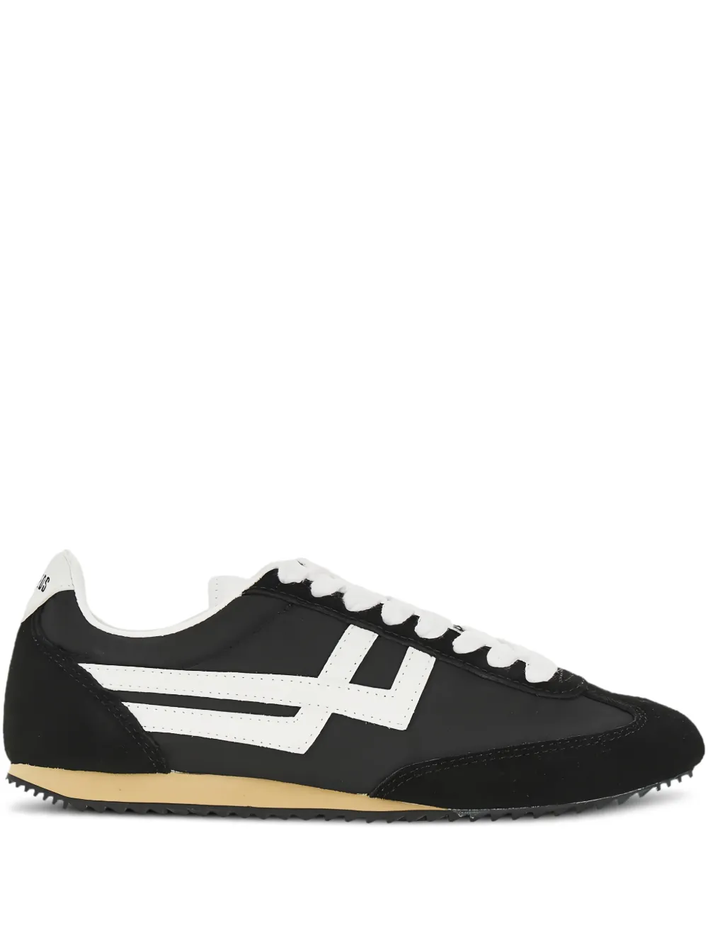 Pro-Keds Gestreifte Racer 77 Sneakers – Schwarz (R7226SLMNSBL00001)