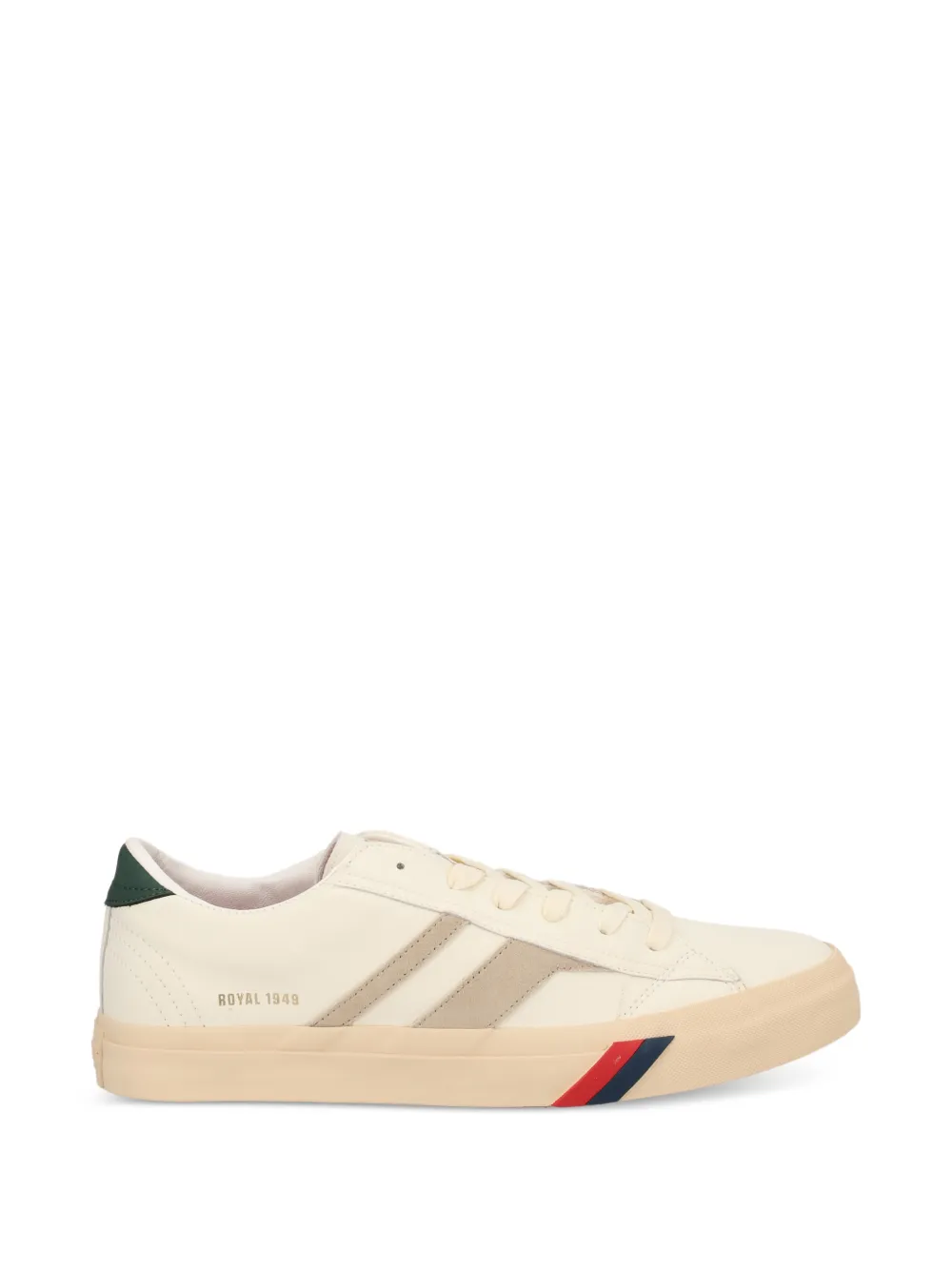 Pro-Keds Royal Classic gestreepte sneakers – Beige (RC226SLLSWH00005)