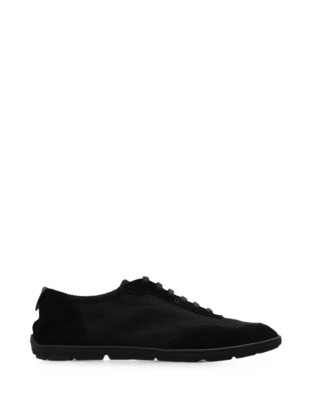 Giorgio Armani Sneakers mit Wildledereinsätzen – Schwarz (GM004740AF3)