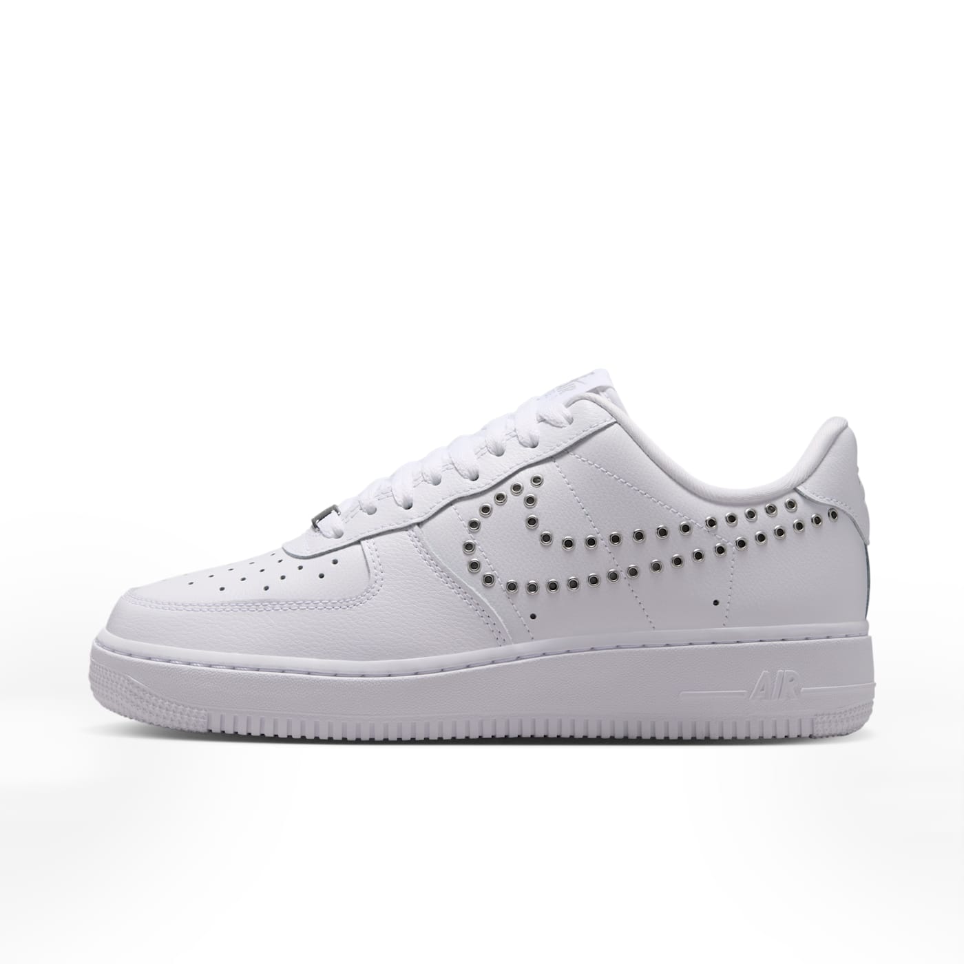 Nike Air Force 1 Low ’07 LV8 Triple White Metallic Silver (IW1234-100)