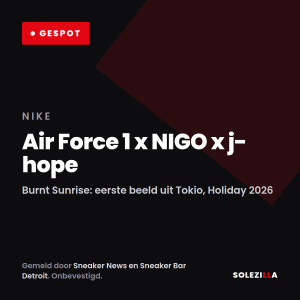 NIGO’s vorige Air Force 1 ’01 waren vijftig paar — nu duikt er een tweede op, met j-hope