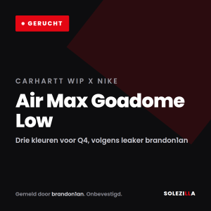 Carhartt WIP zou de Air Max Goadome krijgen &mdash; wat een leaker meldt, en wat het silhouet nu kost